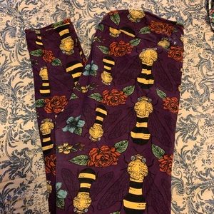 EUC Bee 🐝 leggings Lularoe